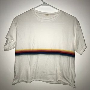 White rainbow crop